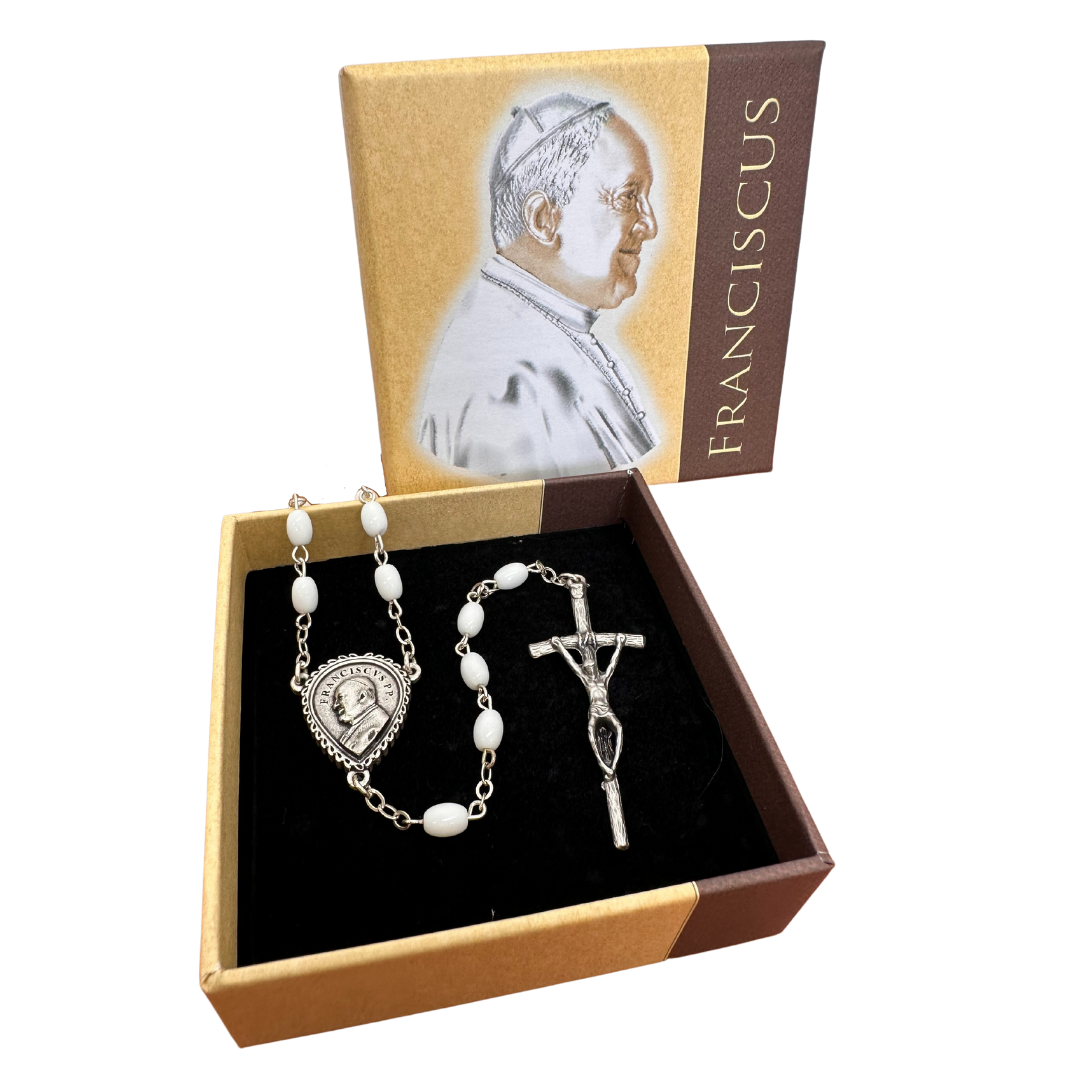 Ghirelli Pope Francis Gift Boxed Rosary Beads
