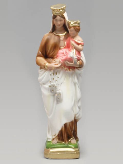 Statue Plaster Our Lady Mount Carmel (30cm)