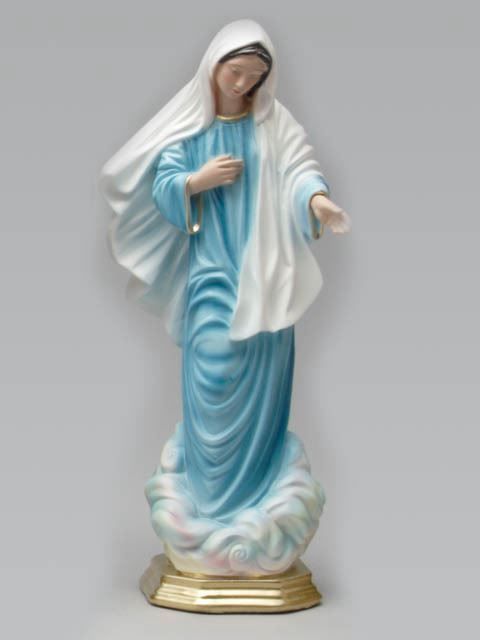 Statue Plaster Our Lady Medjugorje (30cm)