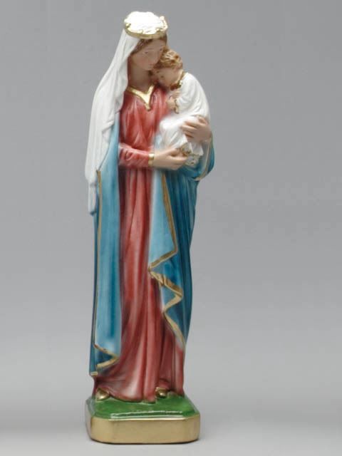Statue Plaster Mother &amp; Child (40cm)
