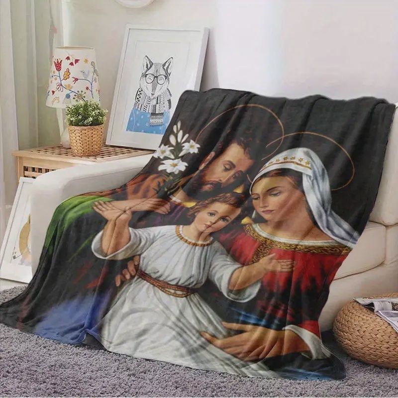 Holy Family Fleece Blanket 80 x 120 CM