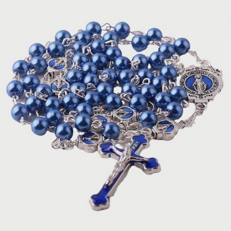 Miraculous Rosary Beads, Colour: Blue