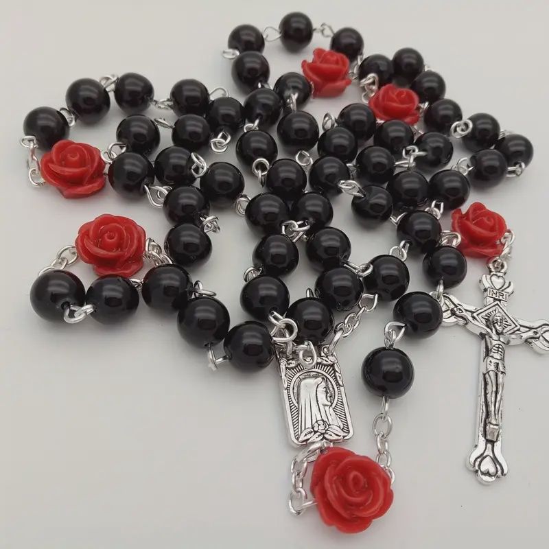 Rose Rosary Beads