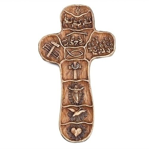 12.5cm/5&quot; Christ Story Palm Cross