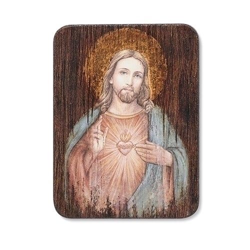 20cm/8&quot; Wall Plaque, Style: Sacred Heart of Jesus