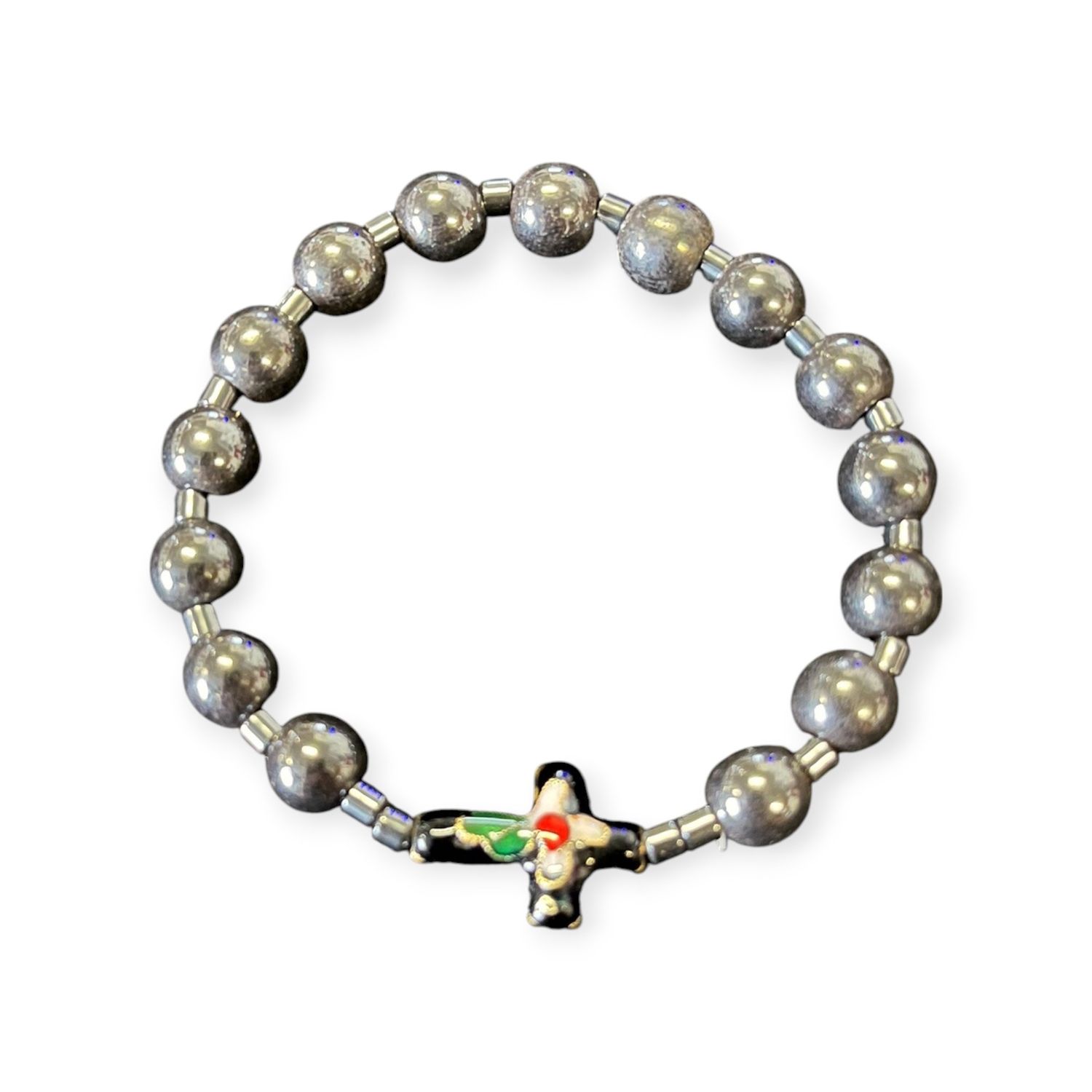 MAGNETIC BRACELET WITH CROSS