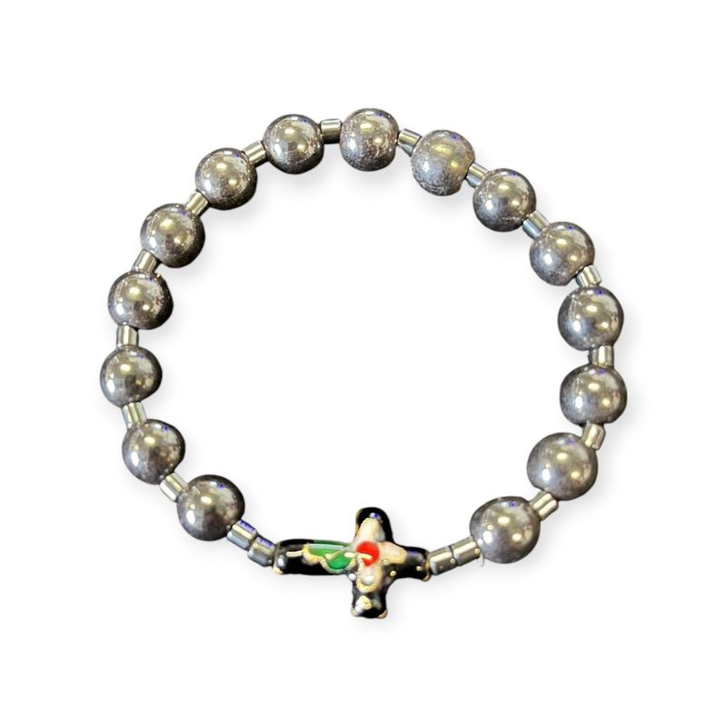MAGNETIC BRACELET WITH CROSS