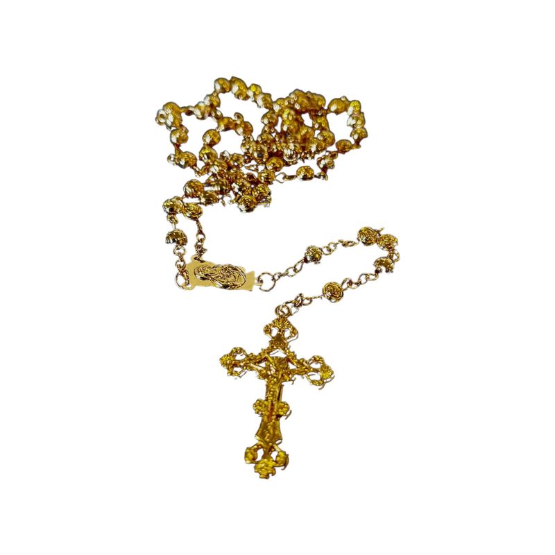 Rose Gold Filigree Rosary