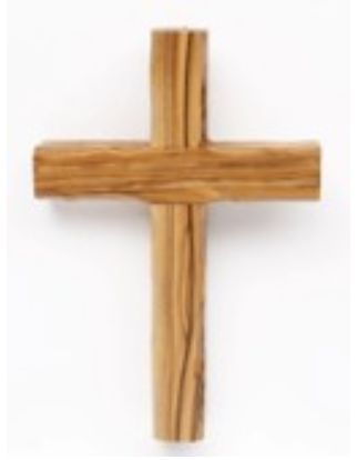 Holy land wood cross (solid wood) 25cm
