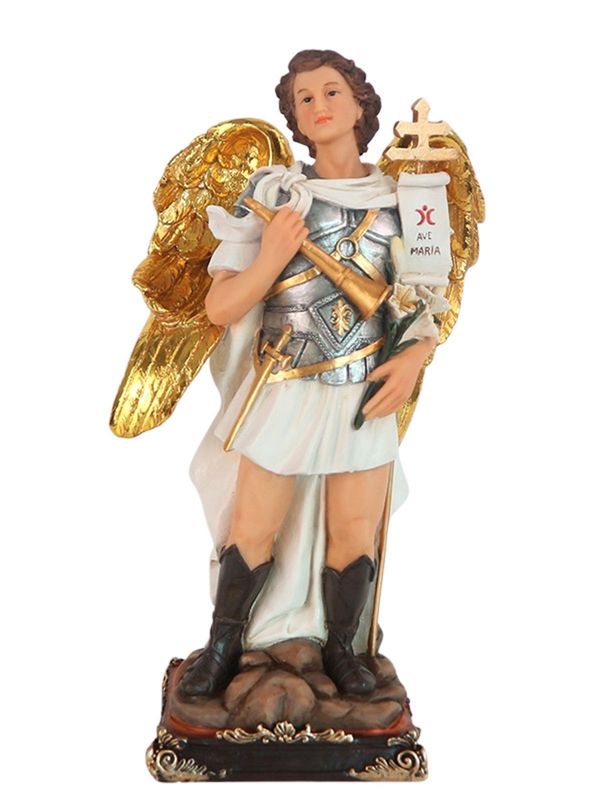 Archangel Gabriel Resin Statue 30cm