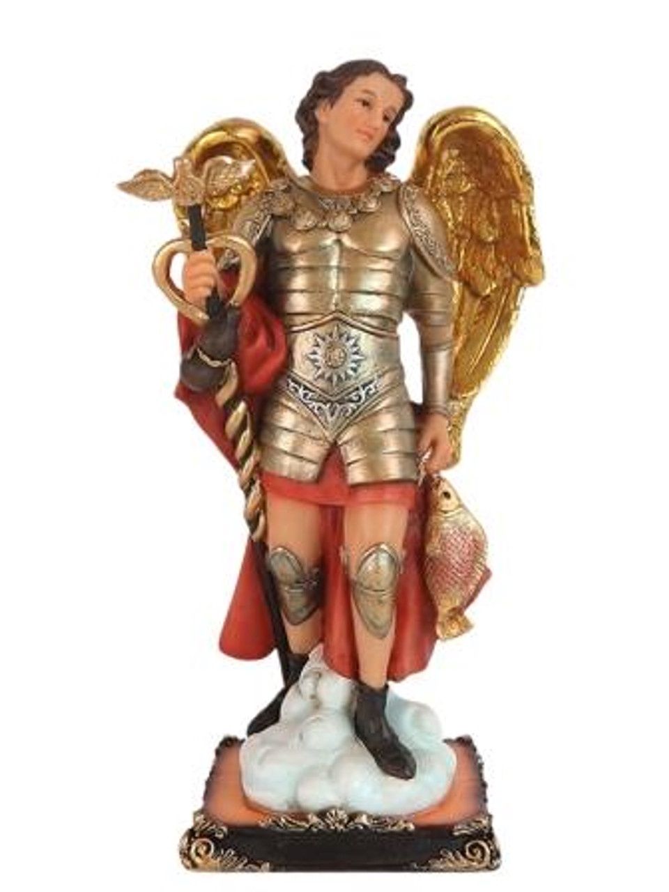 Arch Angel Raphael Resin Statue 30cm