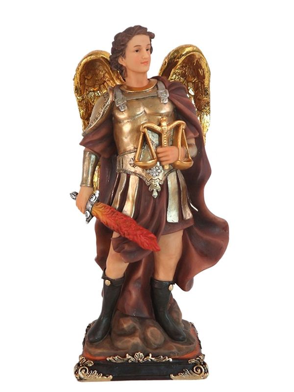 Archangel Uriel Statue Resin 30cm