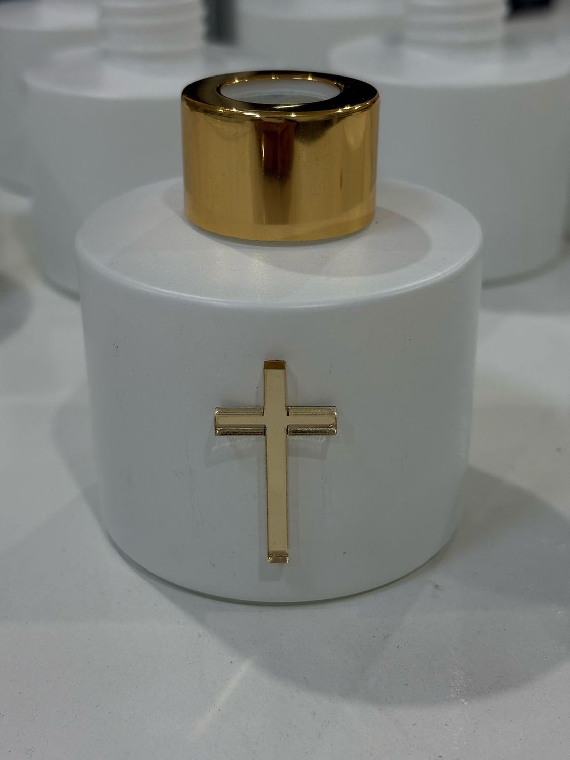 Gold Cross Small Reed Diffuser