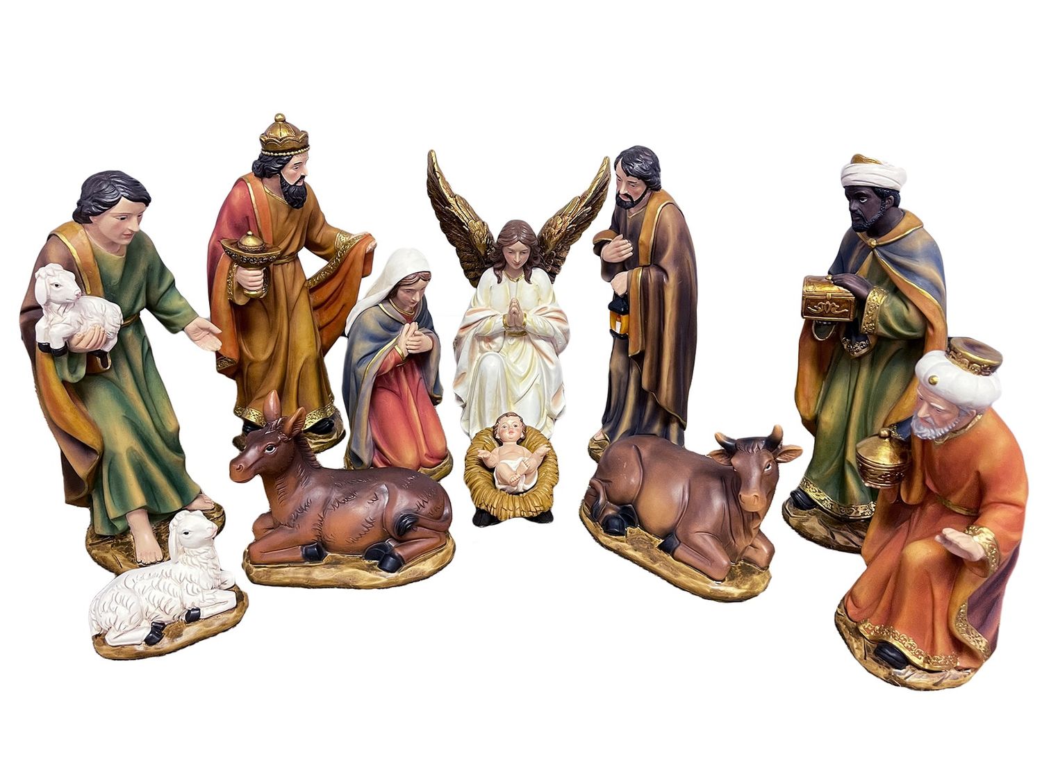 Nativity Set Resin - 11pcs - 300mm