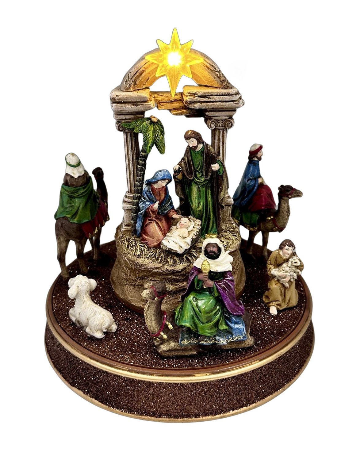 Nativity Carousel Set w/LED and Music