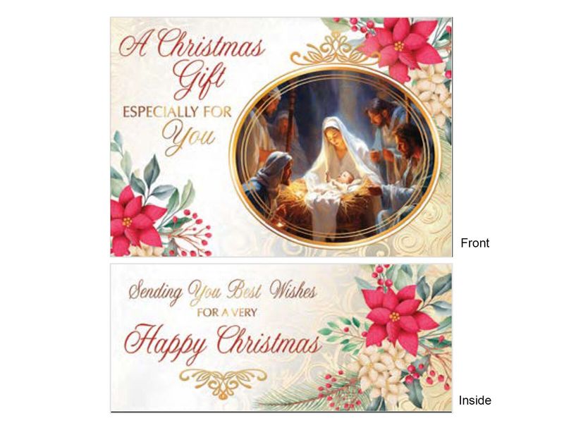 Christmas Gift Wallet Card (individual)