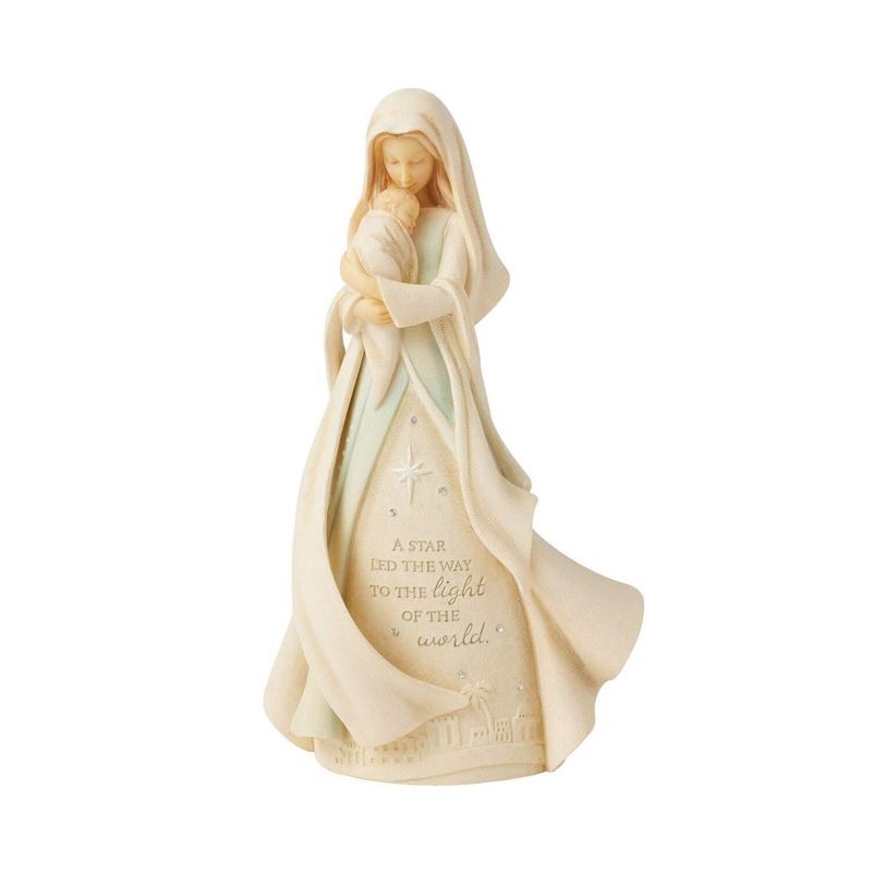 Foundations Christmas - 19cm/7.48&quot; Holy Mary with Baby Jesus