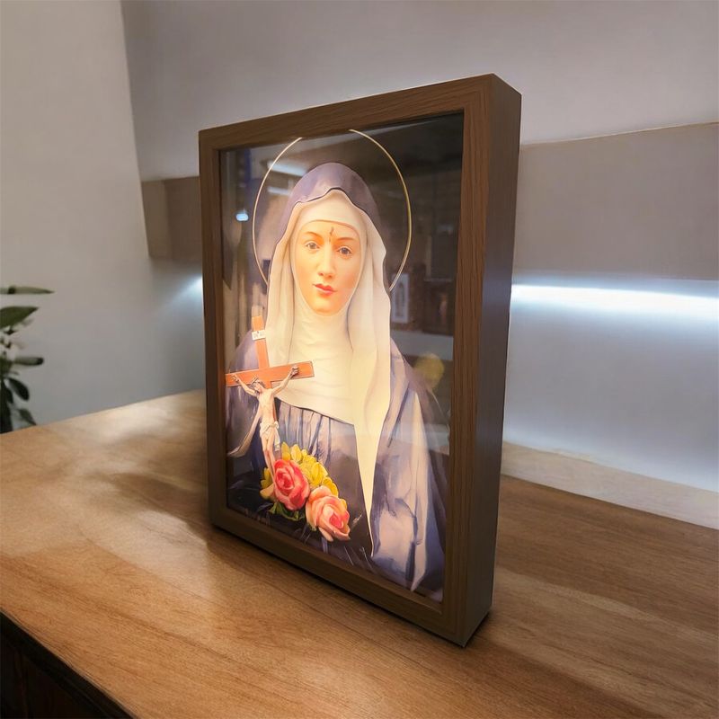 LED Mirror Timber Framed Icon