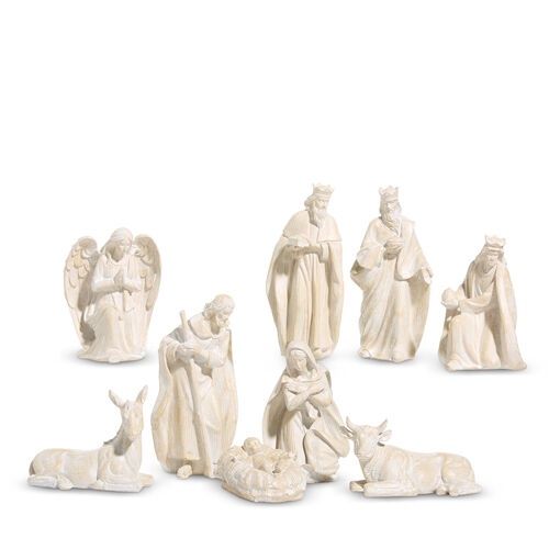 Season&#39;s Frost - 18cm/7&quot; Nativity (S/9)