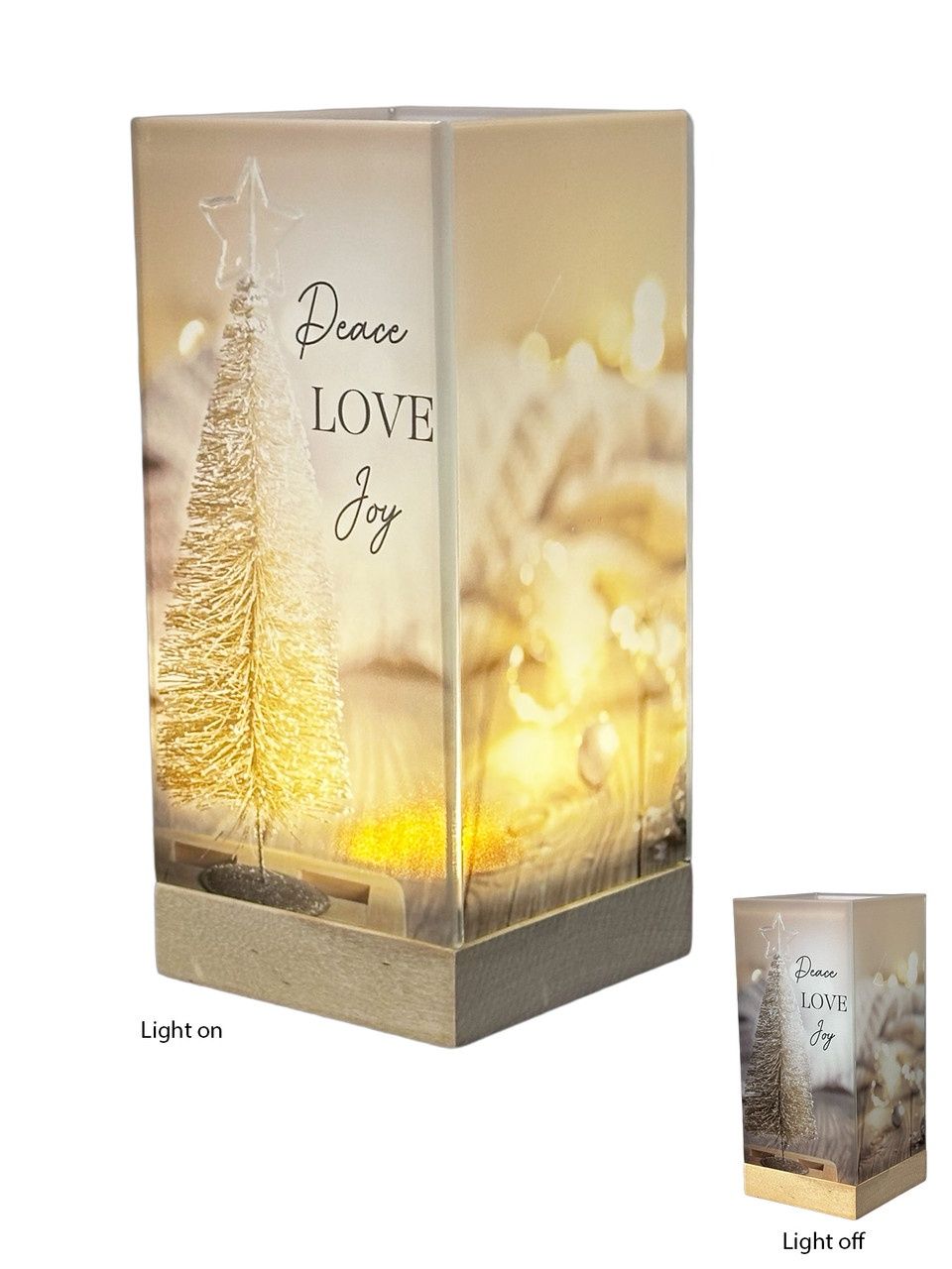 LED Light Lamp, Style: Peace, Love &amp; Joy