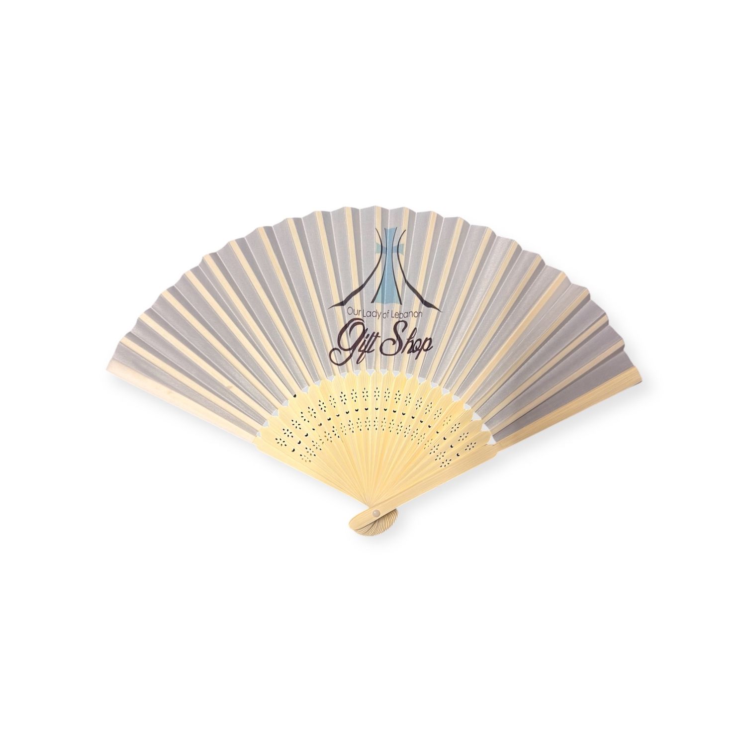 Hand Fan, Style: OLOL Printed Bamboo