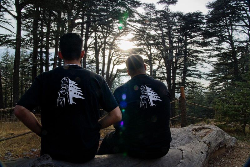 Cedar with Mary and Baby Jesus T-Shirt