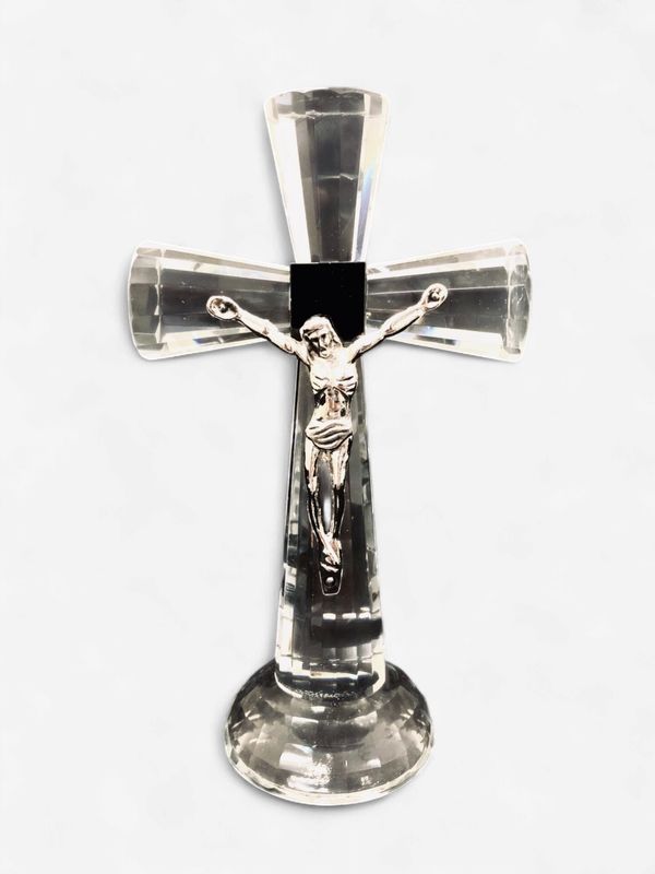 Crystal Cross Round