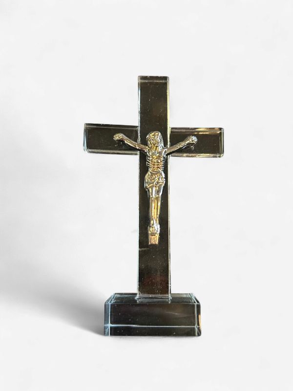 Crystal Cross Round
