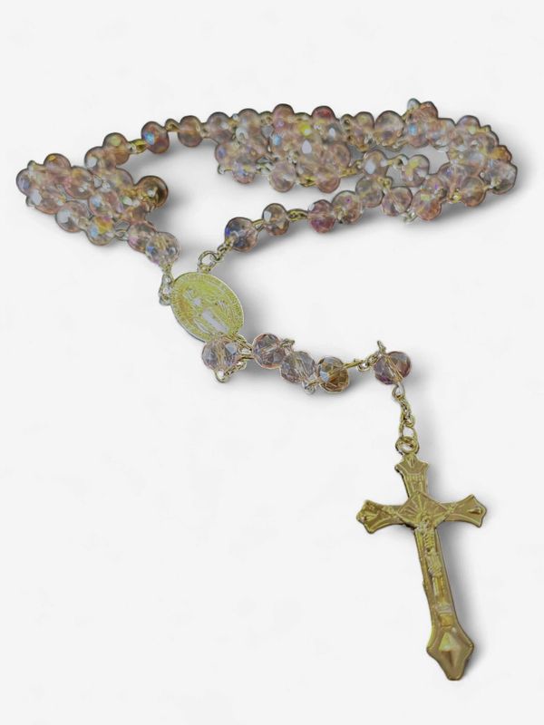 Rosary Large Crystal Bead