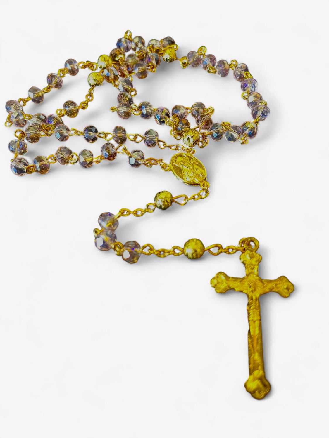 Rosary Small Crystal Bead