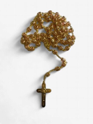 Glass Golden / Silver  Rosary