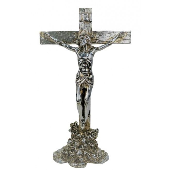 14" Cross on Stand
