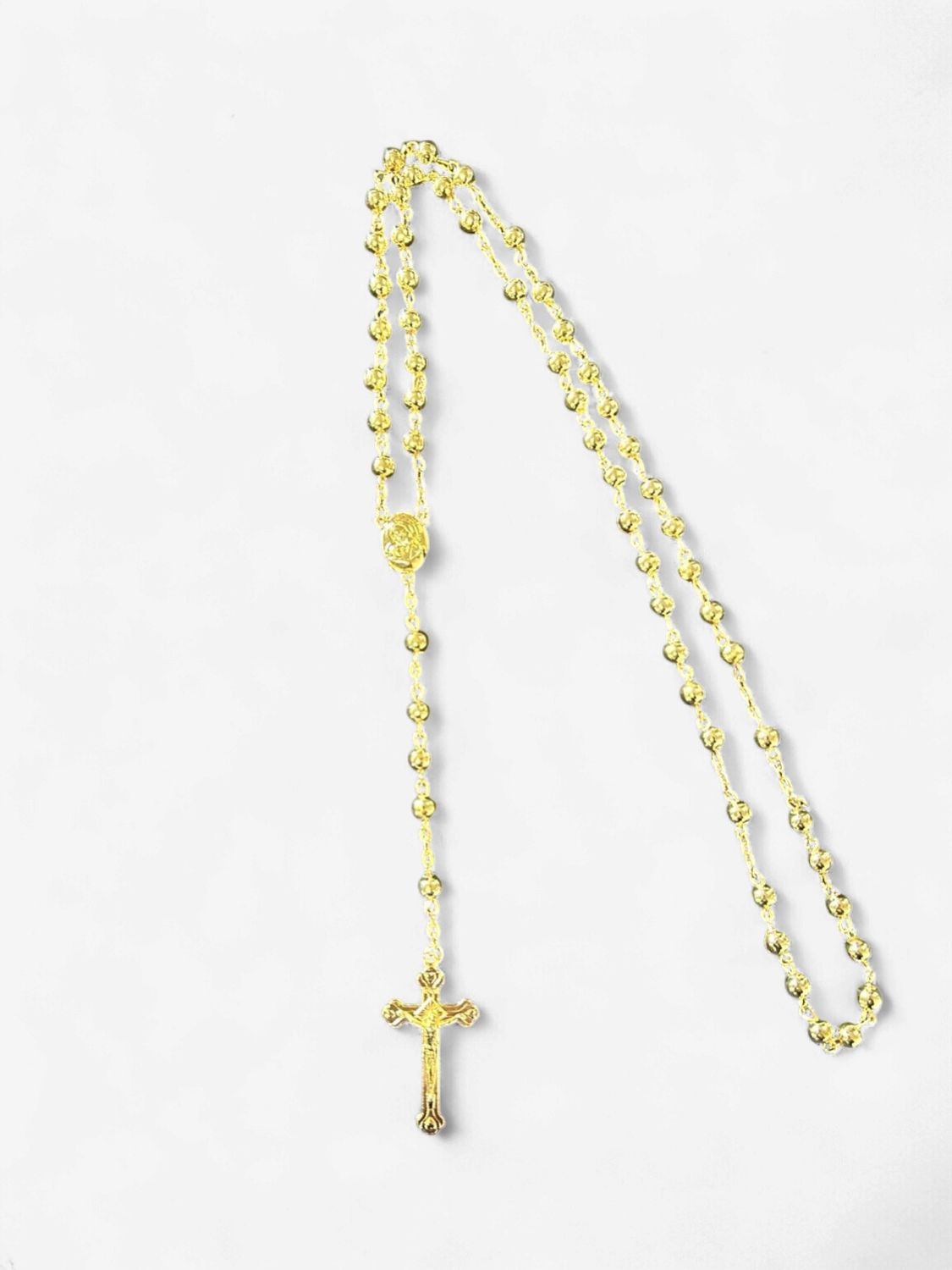 Metal Rosary, Colour: Metal Gold