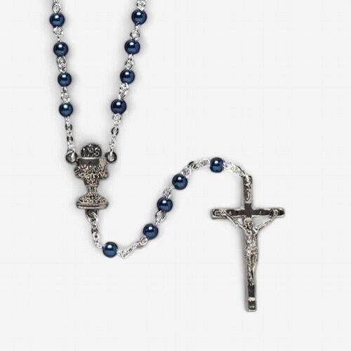 38cm/15" Blue Communion Rosary