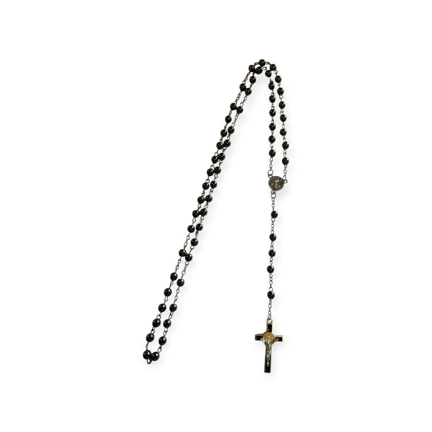 Metal Rosary With, Style: St Benedict Crucifix
