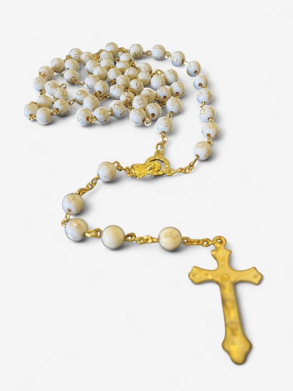 Plastic Rosary with Cross
