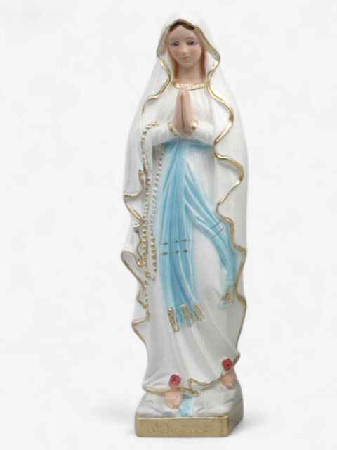 Statue Plaster Our Lady Of Lourdes (30cm)