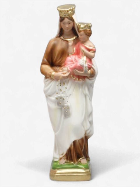 Statue Plaster Our Lady Mount Carmel (30cm)