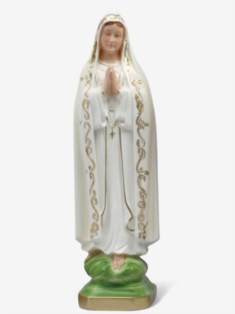 Statue Plaster Our Lady Of Fatima (30cm)