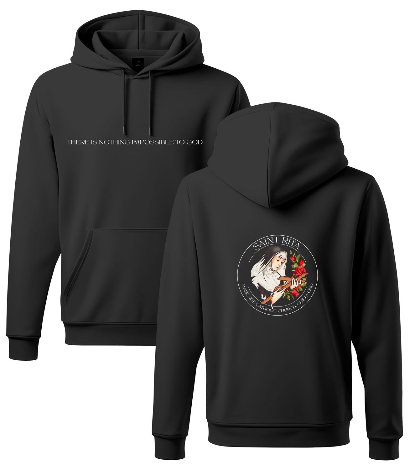 St Rita's Hoodie, Size: XS