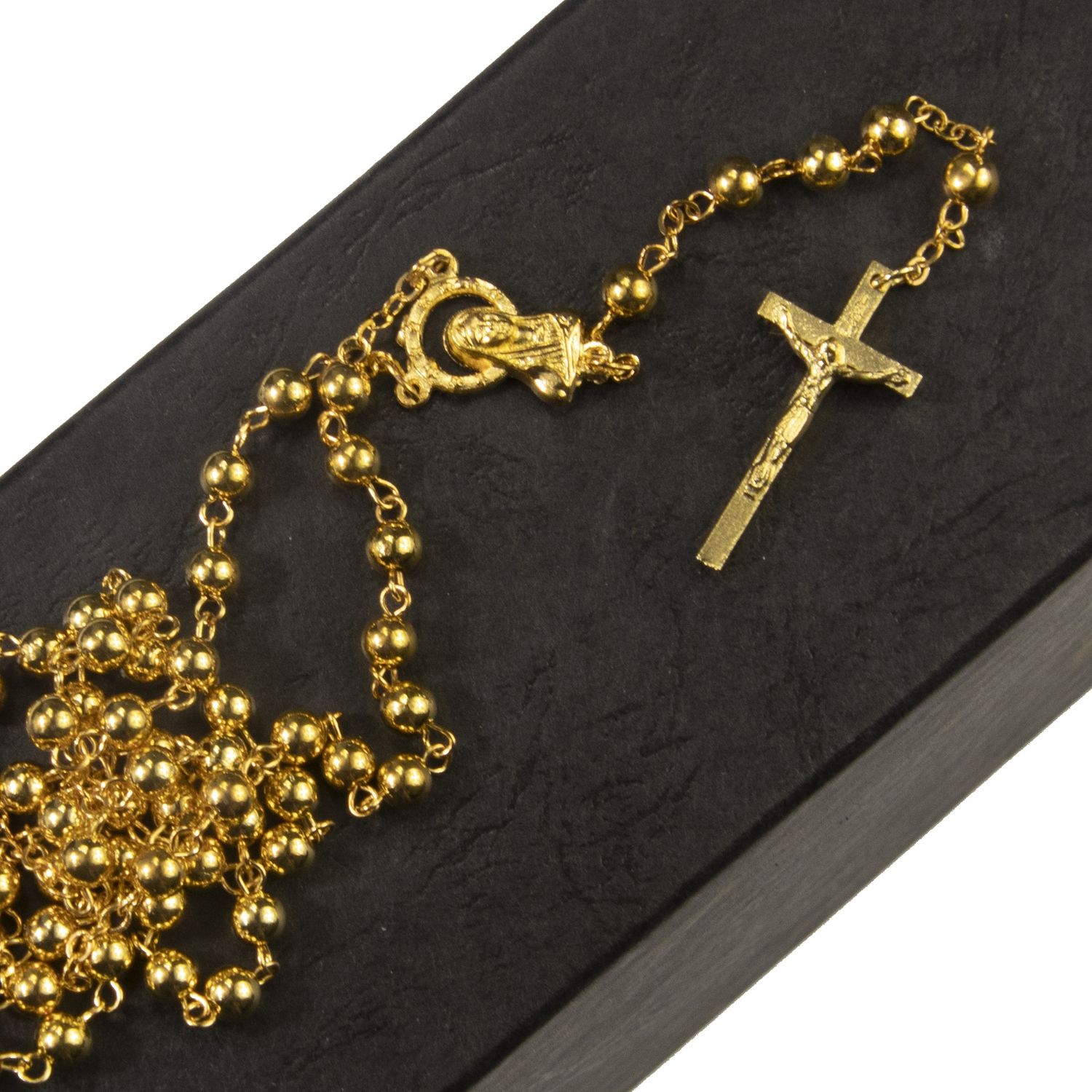 Metal Rosary Beads, Colour: Gold