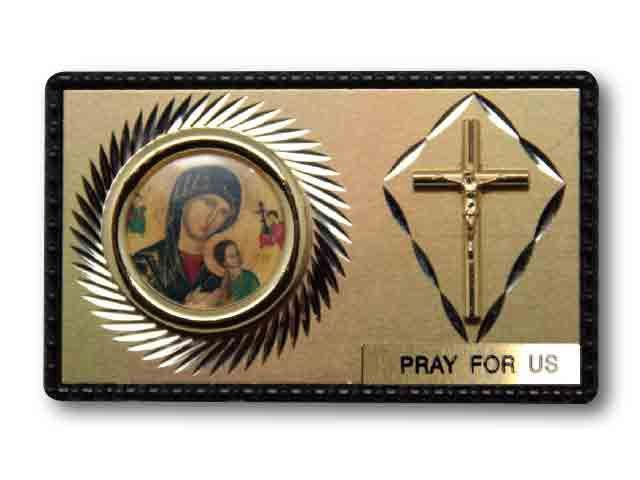 Car Plaques, Style: OLPS with Crucifix