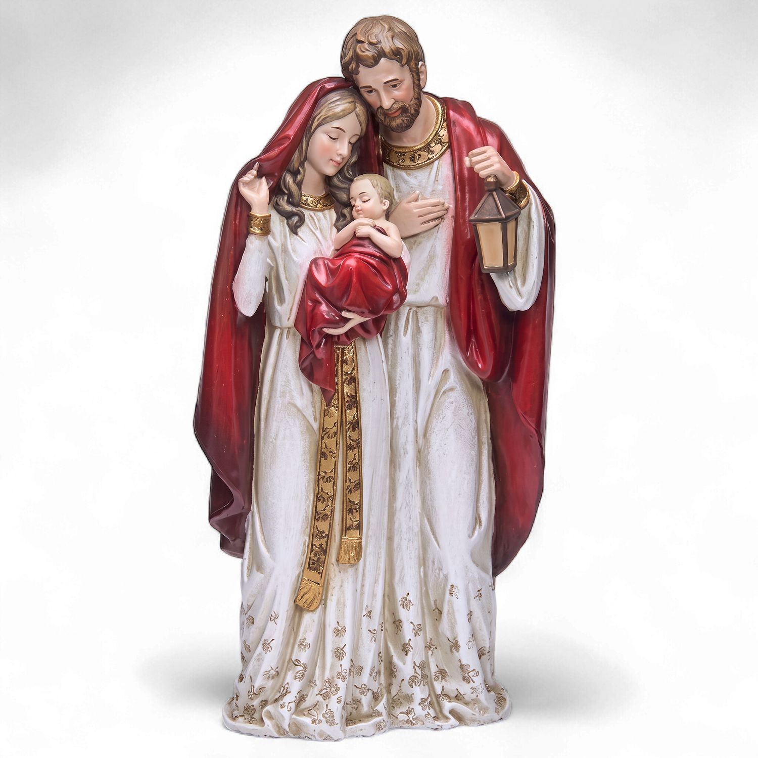 12" Holy Family with Red Wrap