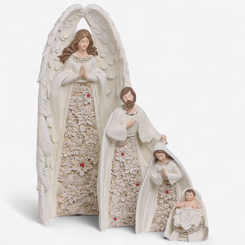 Set of 4 10" Nesting Nativity
