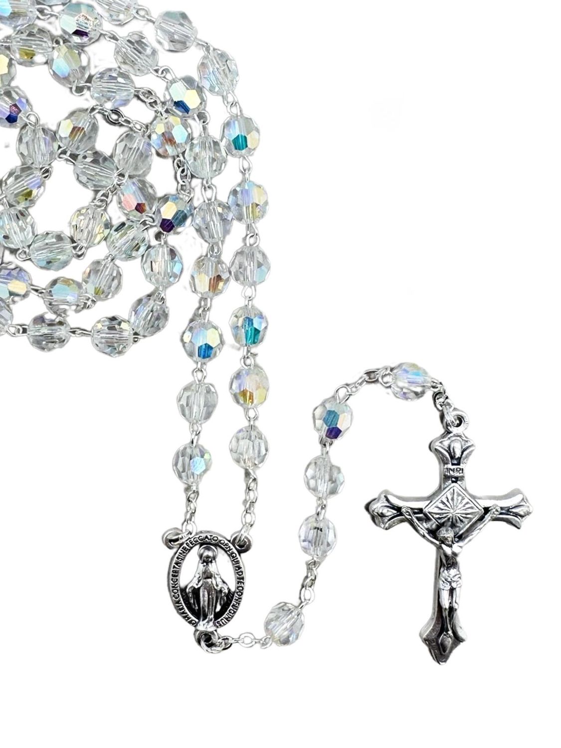 Crystal Rosary Alpaca Wire