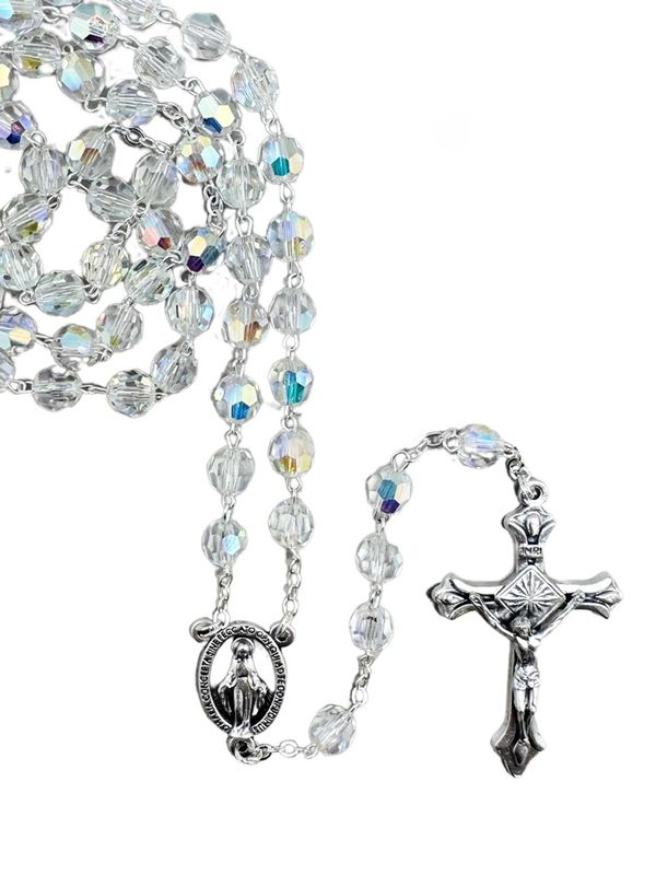 Crystal Rosary Alpaca Wire