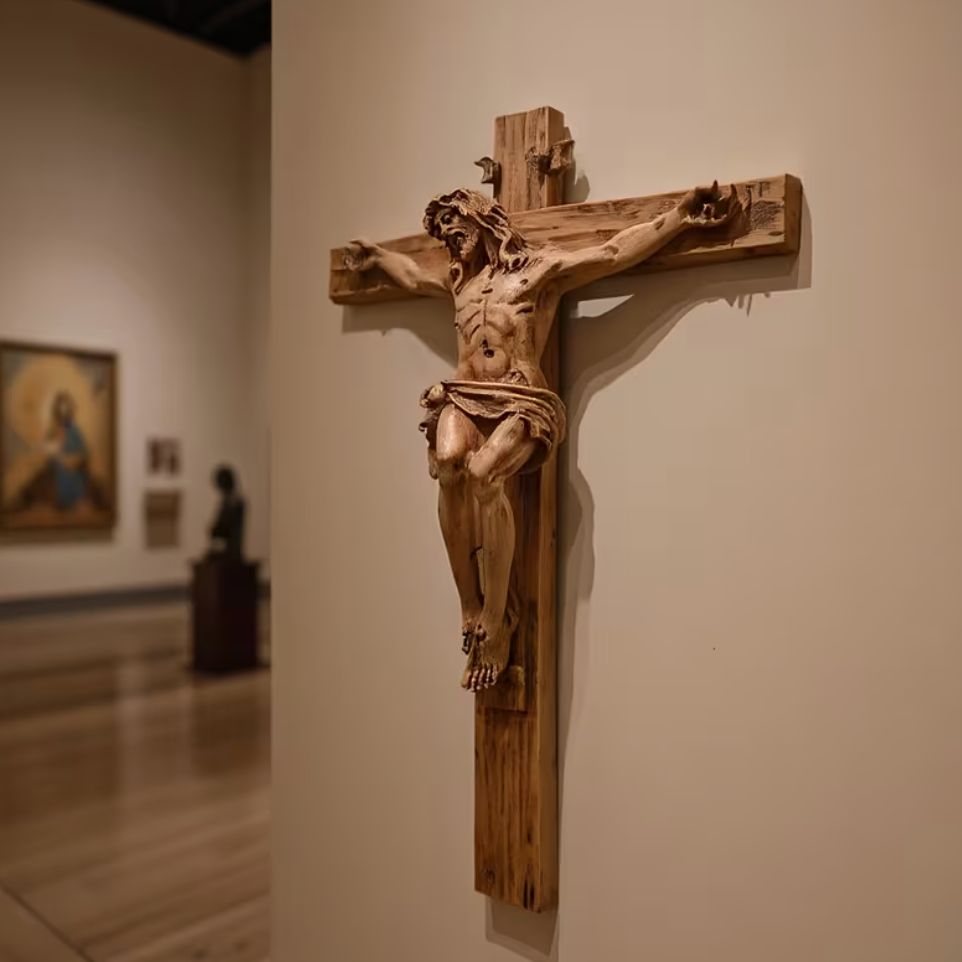 Timber Wall Crucifix
