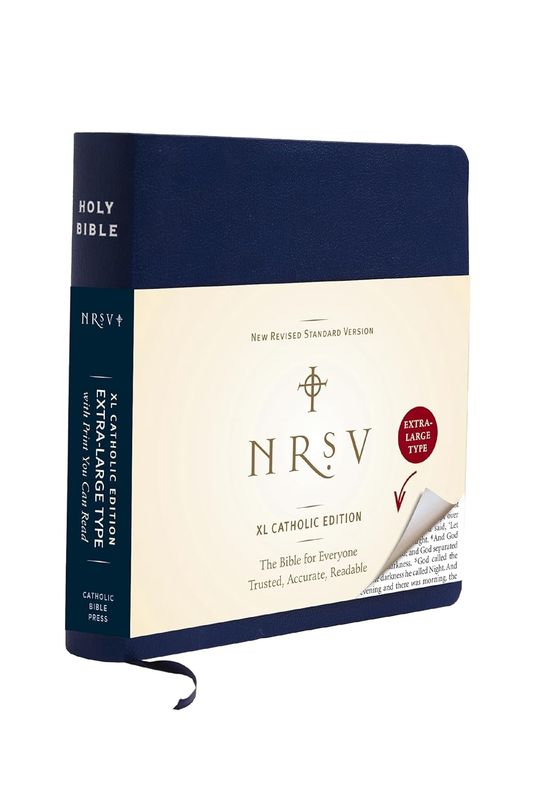 NRSV XL Catholic Edition (navy)