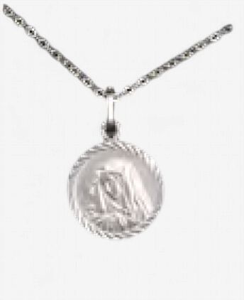 Our Lady of Sorrow Silver Medal 925