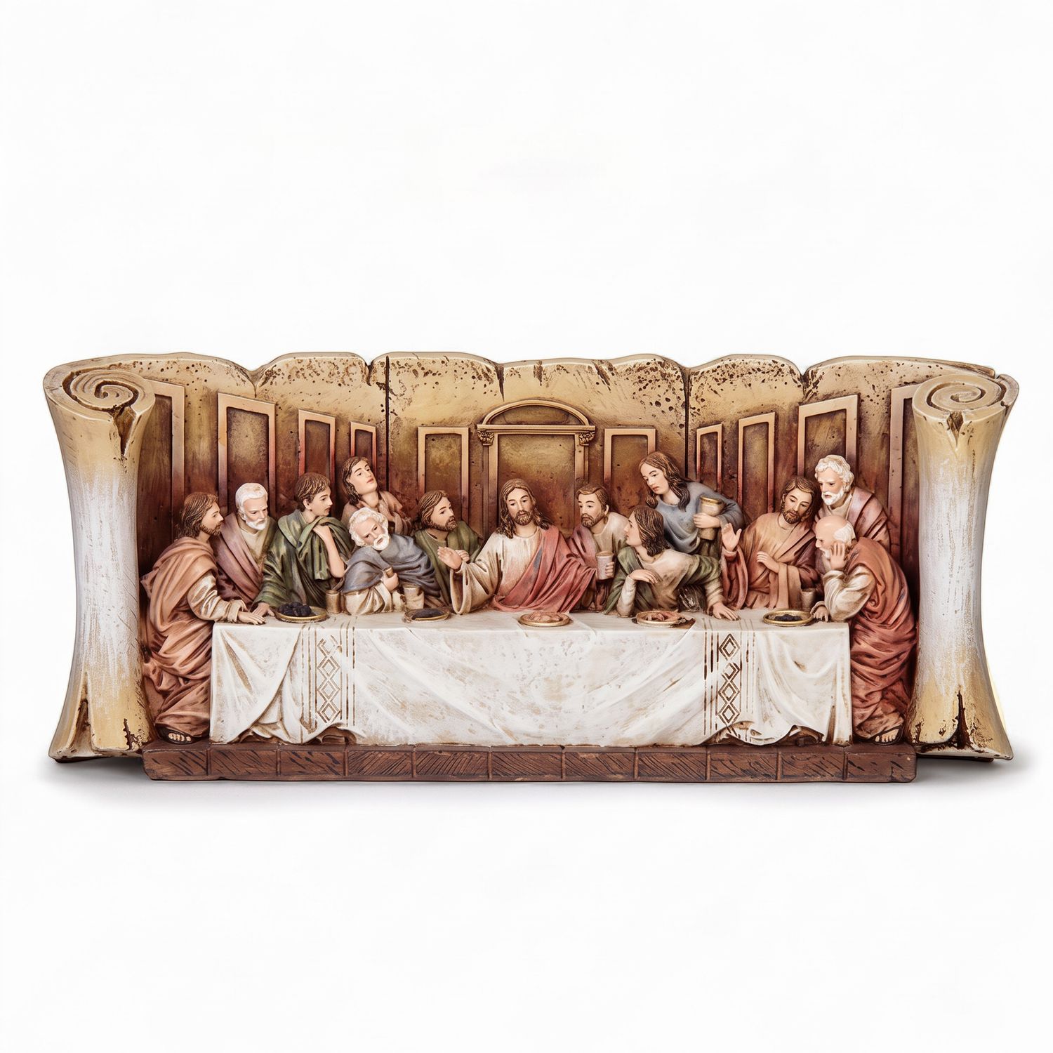 13.3cm/5.25" The Last Supper Scroll
